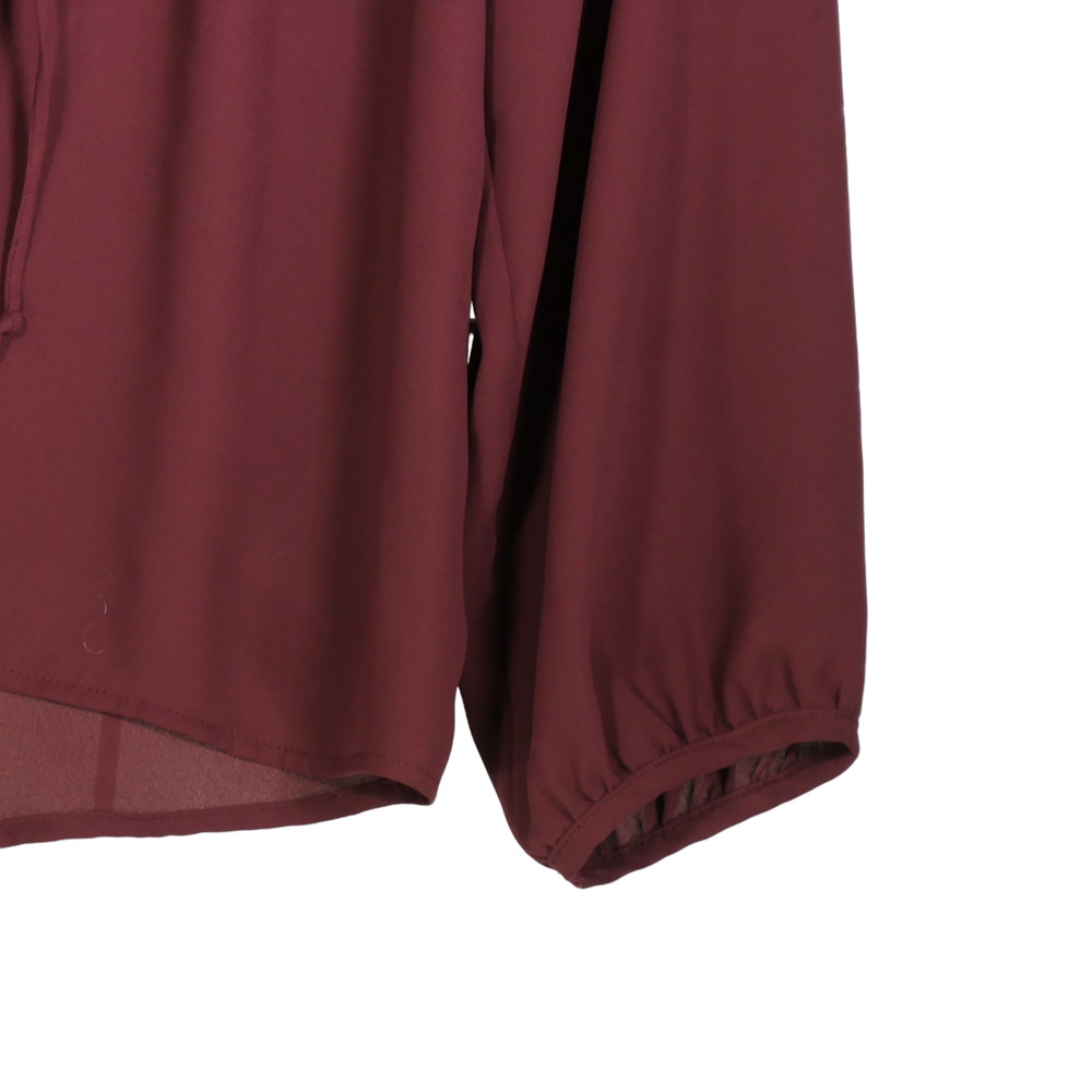 Abercrombie Fitch Peasant Blouse Women Small Brown Lace Detail Lightweight Boho - Picture 3 of 5